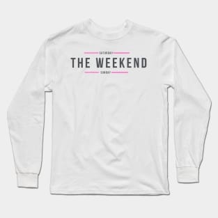 The Weekend logo Long Sleeve T-Shirt